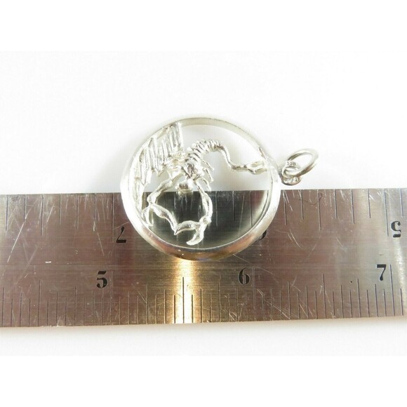 Unisex Scorpio Horoscope Sign 833 Portugal Silver Pendant or Charm 1 1/8" - Picture 7 of 7
